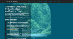 Desktop Screenshot of cyclethealpsofprovence.com